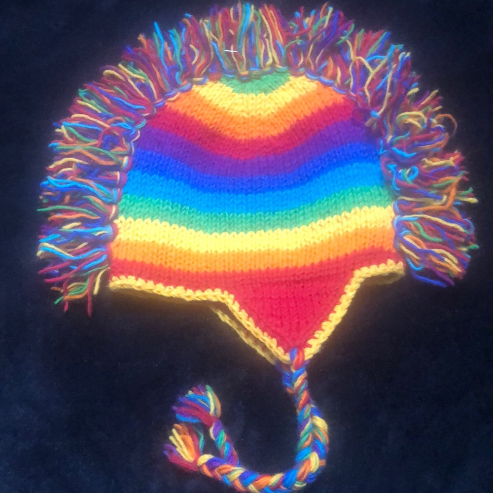 Colorful Mohawk style cap!